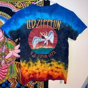 Led Zeppelin Vibrant Tie Dye T Shirt